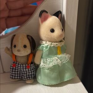 Cat and Dog Figurine Set